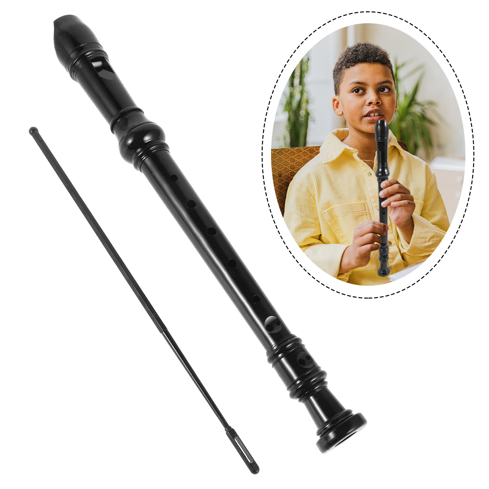 Soprano Recorder Plastic - Flauto dolce soprano in ABS trasparente