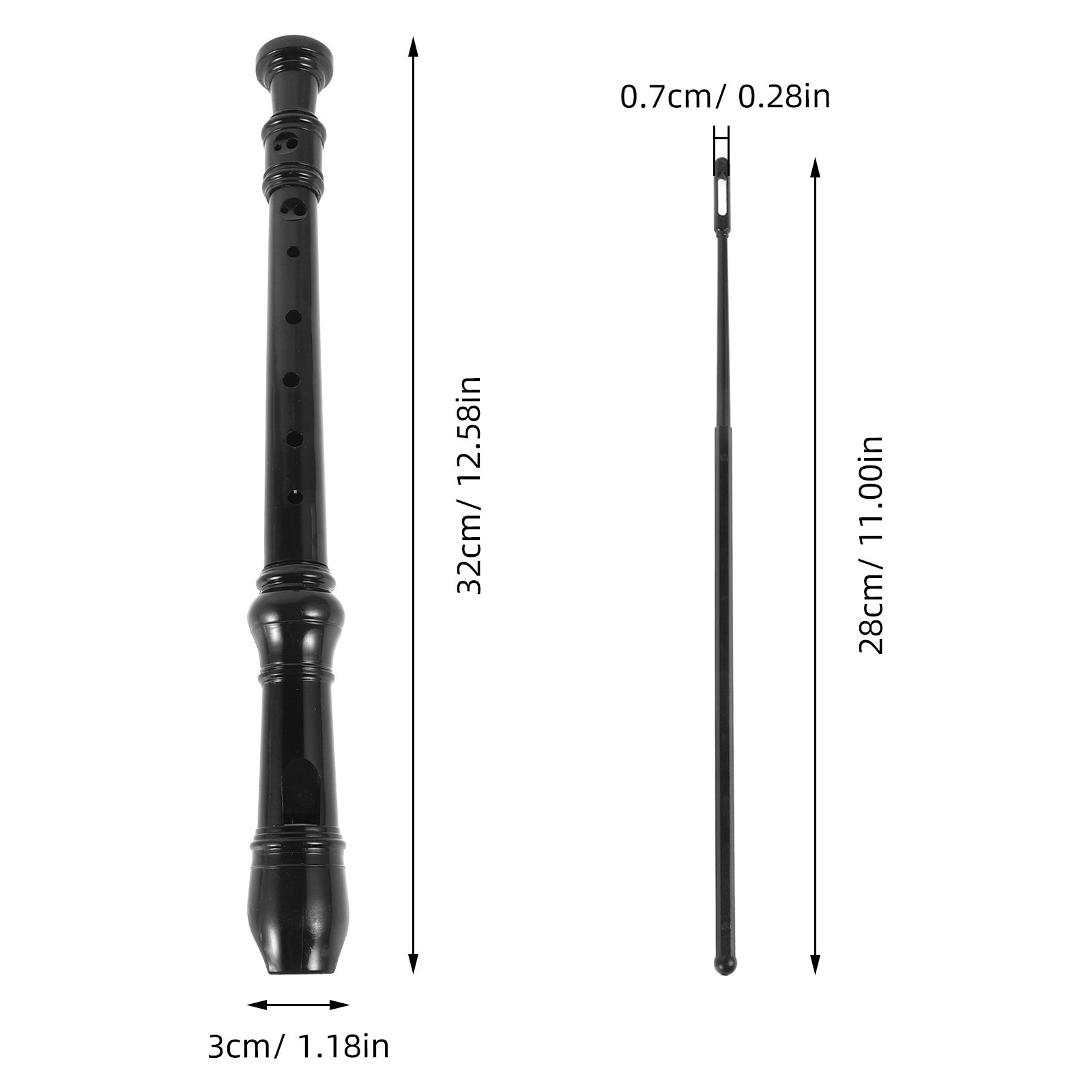 Flauto dolce in ABS trasparent - Soprano Recorder Plastic recensione e prezzo
