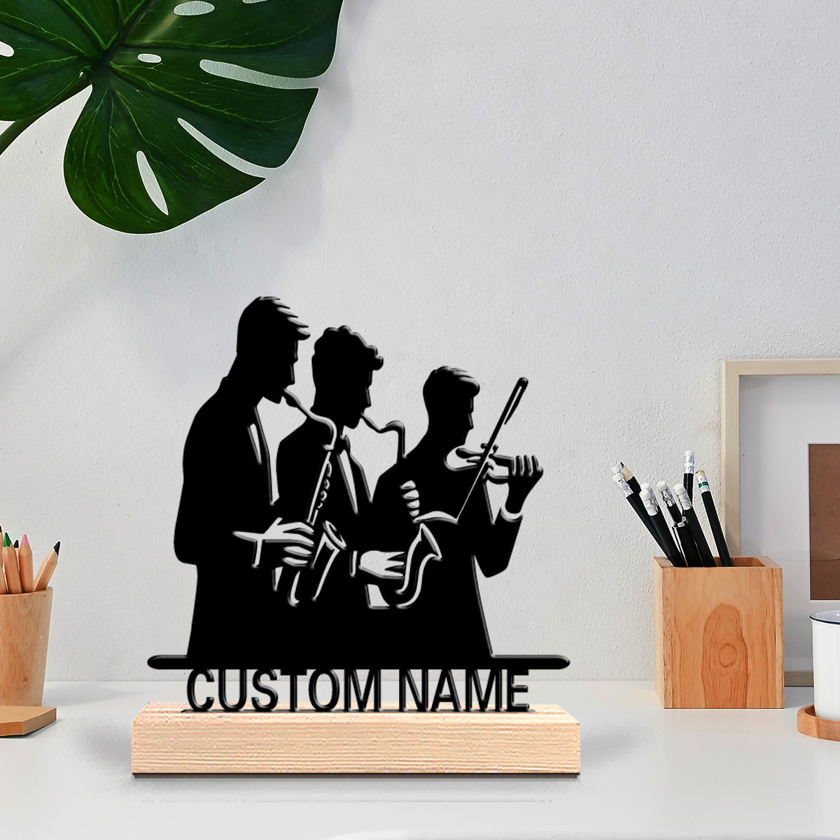 1 pezzo Statuetta in latta art - Musical Instrument And Names recensione e prezzo