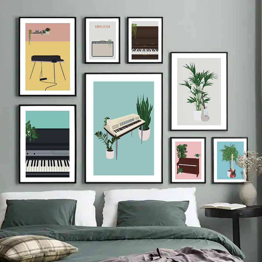 Stampa Murale Illustrazione St - Picture Of Musical Instrument recensione e prezzo